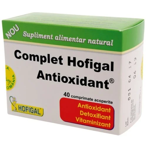 Complet Antioxidant, 40comprimate, Hofigal