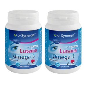 Lutein omega 3, 30comprimate, pachet 1+1, Bio Synergie
