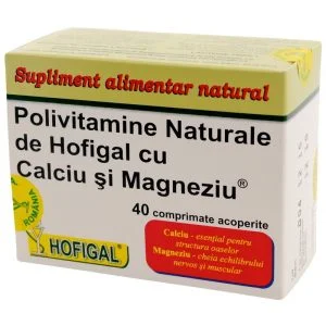 Polivitamine, 40 comprimate, Hofigal