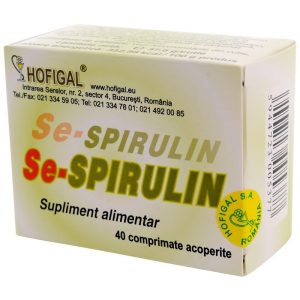 Se-Spirulin, 40comprimate, Hofigal