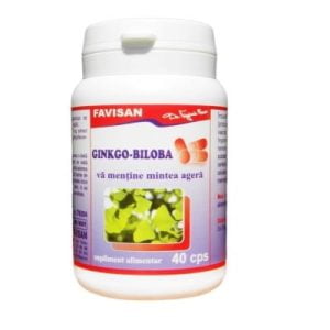 Ginkgo Biloba, 40 cps, Favisan