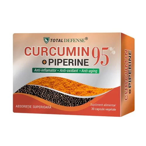 Curcumin Piperine, 30 cps, CosmoPharm