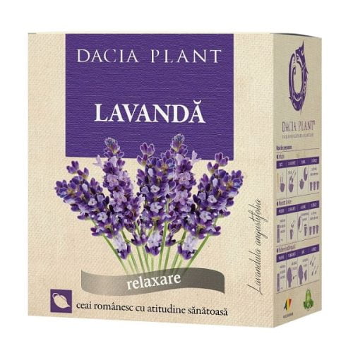 Ceai Lavanda, 50grame, Dacia Plant
