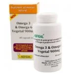 Omega 3 si Omega 6 Vegetal, 900gr 40capsule, Hofigal