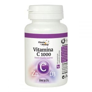 Vitamina C 1000 cu zinc,